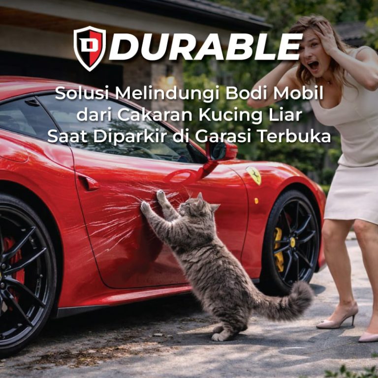 Solusi Melindungi Bodi Mobil dari Cakaran Kucing Liar Saat Diparkir di Garasi Terbuka